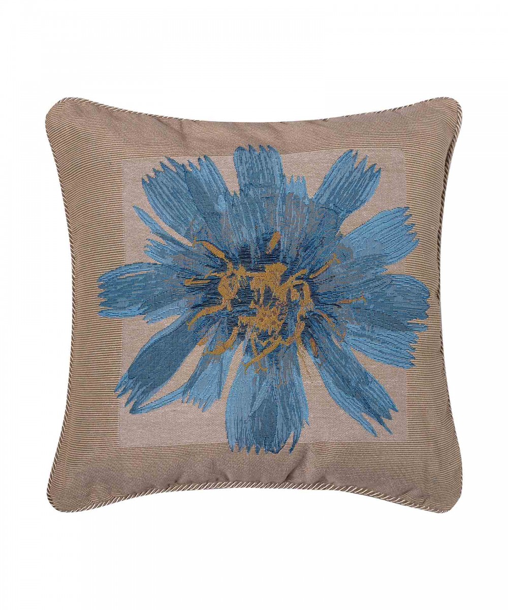 PILLOWCASE (45cm x 45cm) chenille flower3