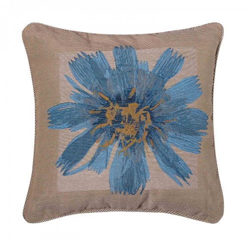 PILLOWCASE (45cm x 45cm) chenille flower3