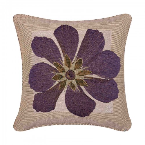 PILLOWCASE (45cm x 45cm) chenille flower5