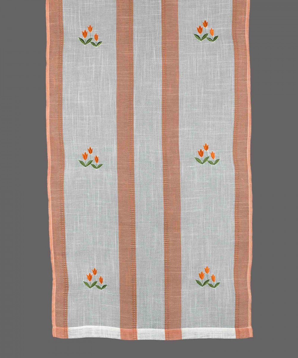 curtain 315 (90cm x 135cm) orange with tie