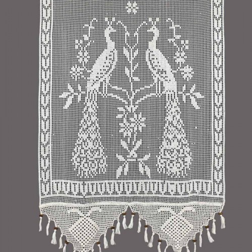 curtain 99/6 (130cm x 240cm) white with strap