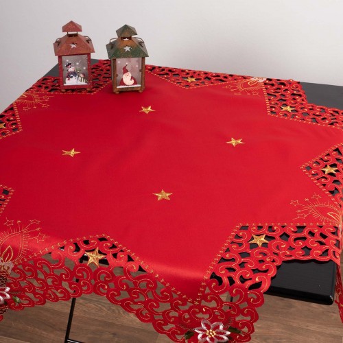 χριστουγεννιάτικο τραπεζοκαρέ (140cm x 140cm)  8213 star