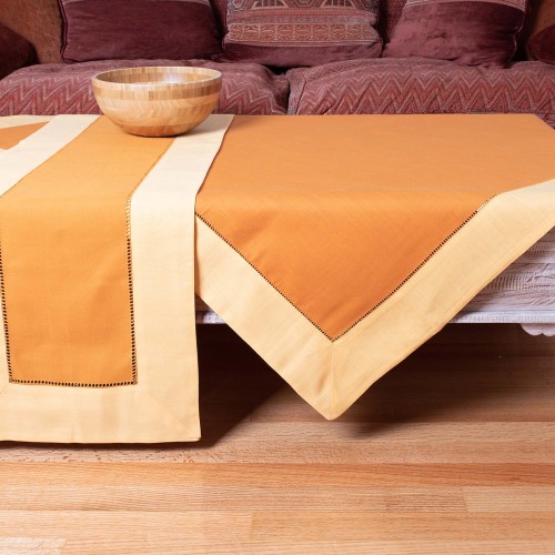 tablecloths (160cm x 220cm) bg17 yellow/orange 