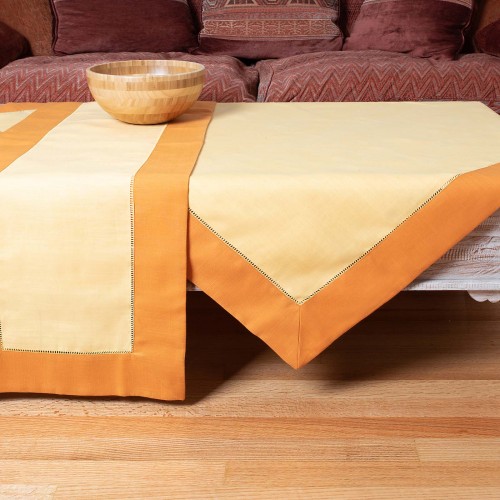 tablecloths (160cm x 220cm) bg17 orange/yellow 