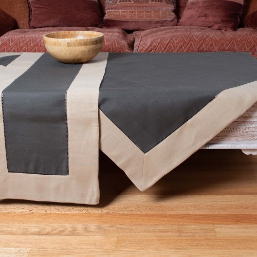 tablecloths (160cm x 220cm) bg17 beige/brown