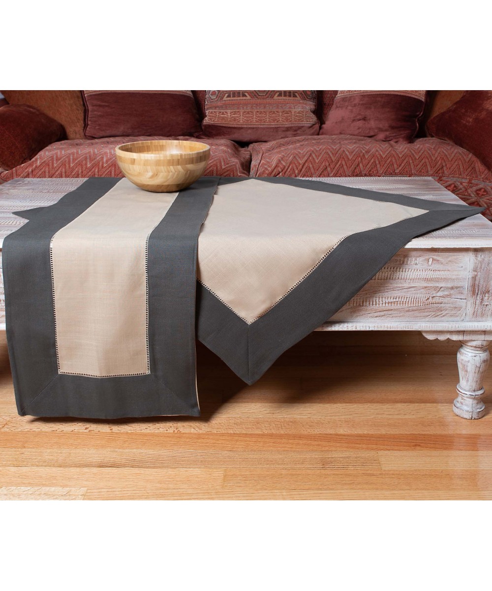 tablecloths (160cm x 220cm) bg17 brown/beige