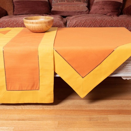 tablecloths (160cm x 220cm) bg17 ocher/croc 