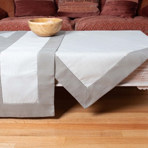 tablecloths (160cm x 220cm) bg17 dark gray/light gray 