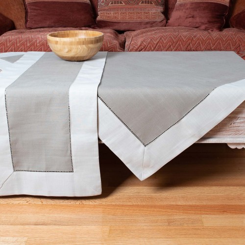 tablecloths (160cm x 220cm) bg17 light gray/dark gray