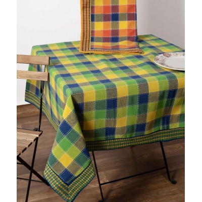 tablecloths (140cm x 240cm) moda checkered blue