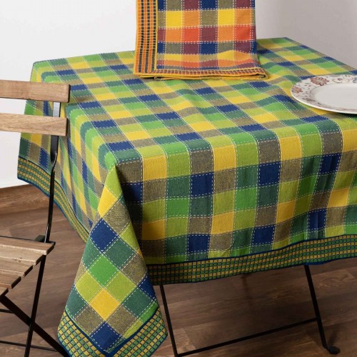 tablecloths (140cm x 240cm) moda checkered blue