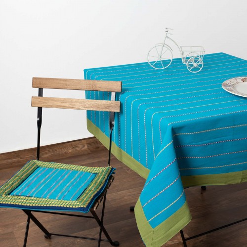 tablecloths (140cm x 240cm) moda blue striped sash