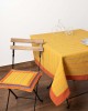 tablecloths (140cm x 240cm) moda yellow striped sash