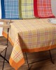 tablecloths (140cm x 240cm) moda white checkered red