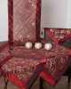 Set of 4 pieces ((90cm x 90cm 40cm x 110cm 2x40cm x 40cm ) 6110 red