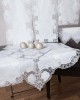 Towel (45cm x 45cm) with Brussels lace 501 white