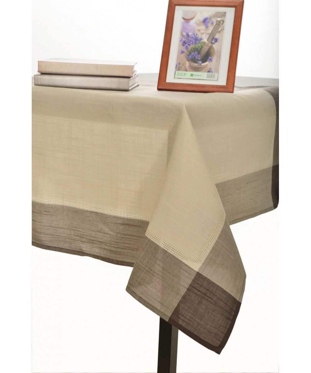 tablecloths nx031 (160cm x 300cm) gray brown corner