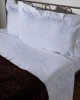 HANDMADE ANEBATO SHEET 2827 FOUR PIECES (225CM X 270CM) WHITE/SILVER