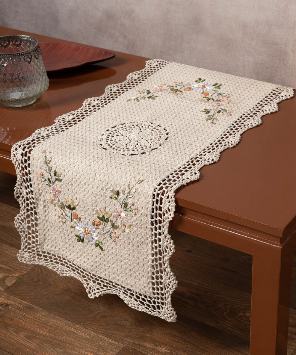 Rococo and knitted crossbar (40cm x 90cm) 3509