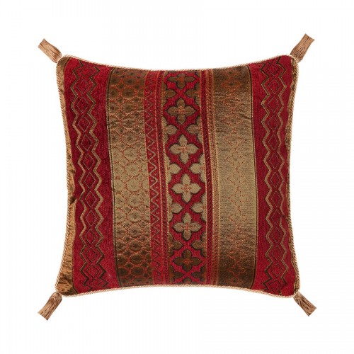 PILLOW CASE 533-9 (45cm x 45 cm) burgundy