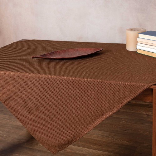 NELLY tablecloth (150cm x 210cm) brown