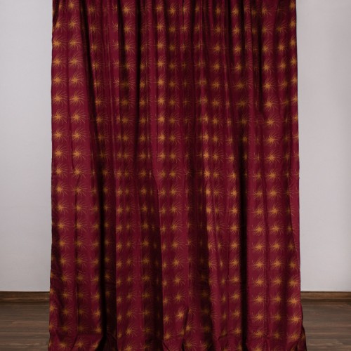 Curtain nx6101 (300cm x 275cm) with burgundy tress