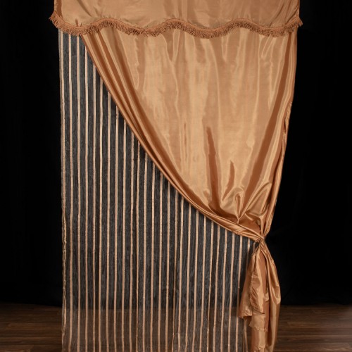 Maria curtain (150cm x 280cm) with gold tunnel