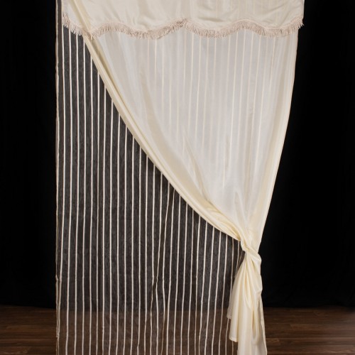 Maria curtain (150cm x 280cm) with ivory tunnel