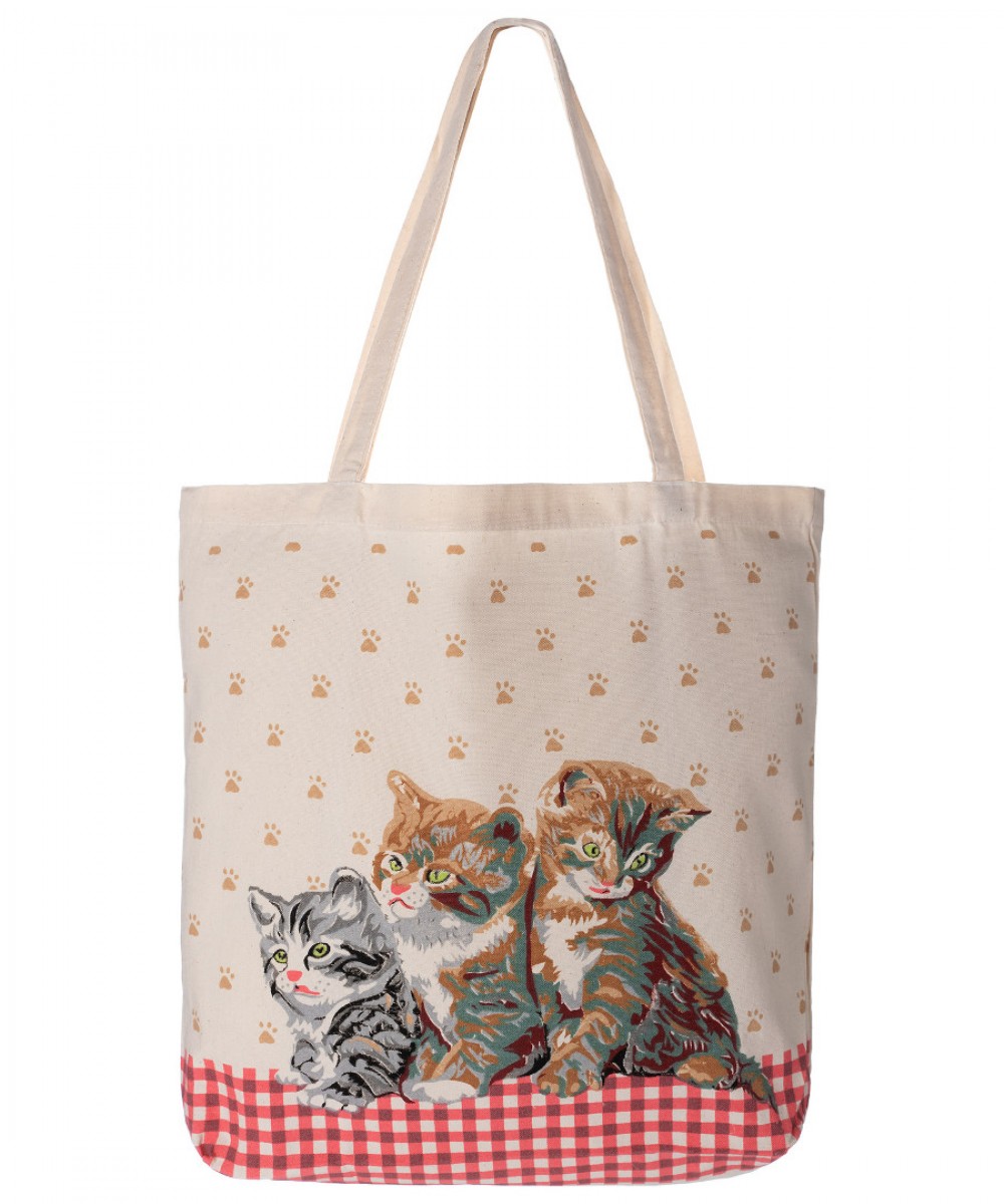 Bag with print (45cm x 38cm) kittens