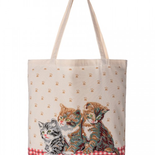 Bag with print (45cm x 38cm) kittens