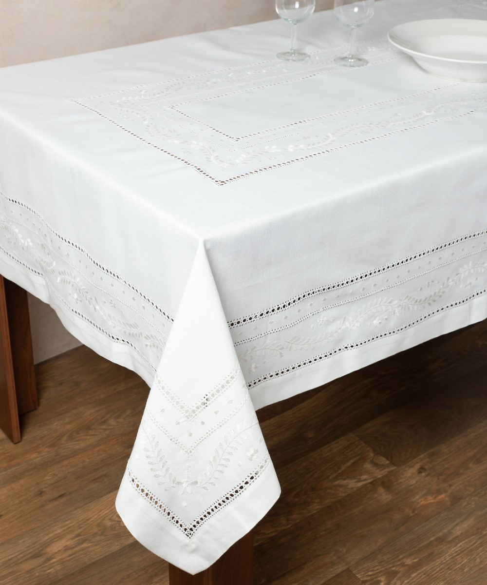 Tablecloth 601 (175cm x 265cm) white