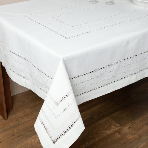 Tablecloth 602 (175cm x 220cm) white