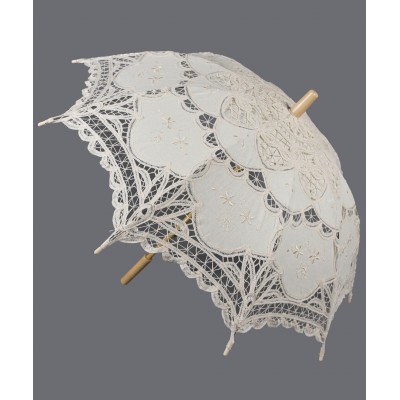 Handmade umbrella (48cm) beige