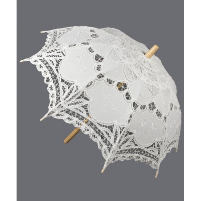 Handmade umbrella (38cm) white