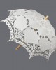 Handmade umbrella (38cm) white