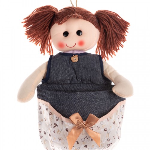  Sylvia doll with case (30cm x 20cm) jean brown