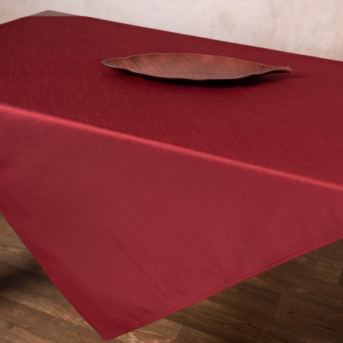 Satin tablecloth 2015 (130cm x 130cm) burgundy 