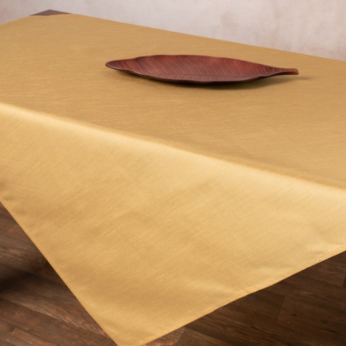 Satin table frame 2015 (130cm x 130cm) gold