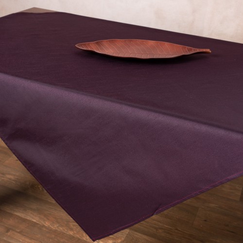 Satin table frame 2015 (130cm x 130cm) purple