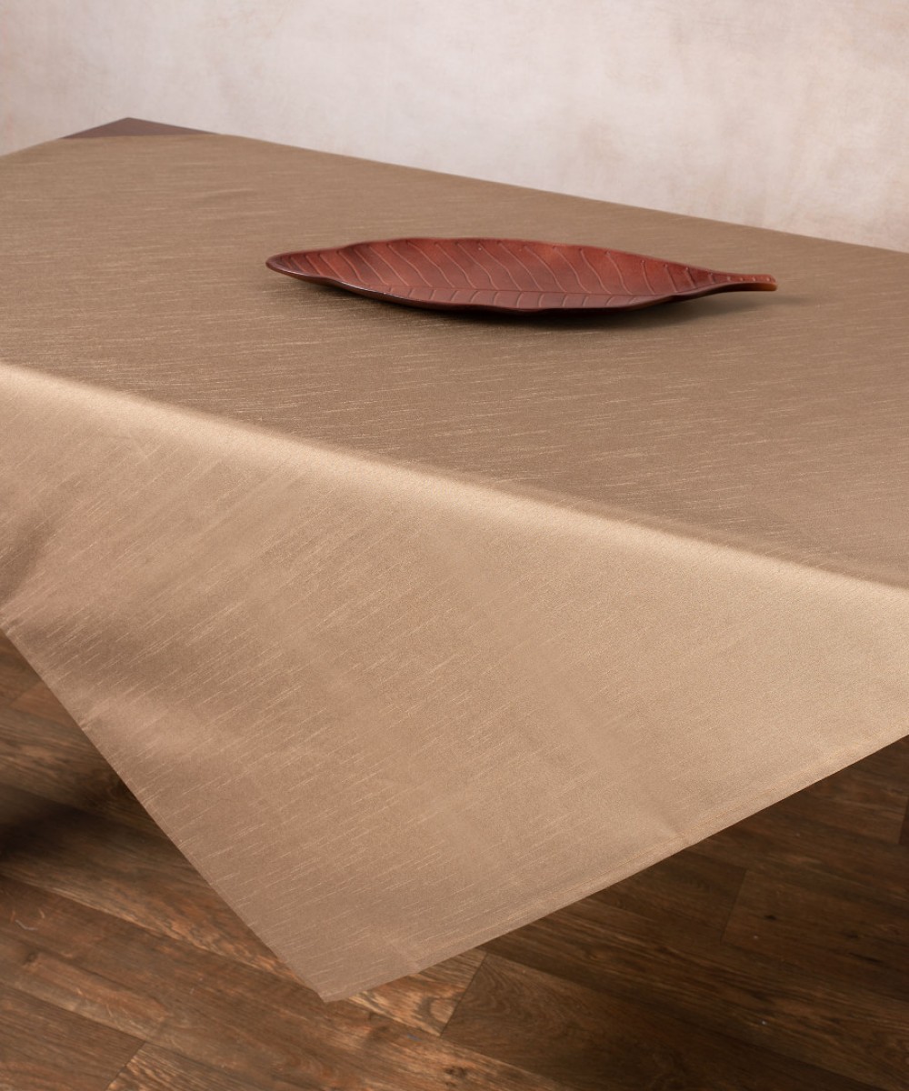 Satin tablecloth 2015 (130cm x 130cm) cigar