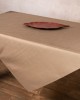 Satin tablecloth 2015 (130cm x 130cm) cigar